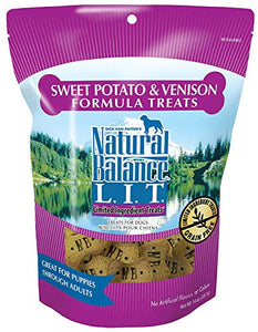 Natural Balance L.I.T. Limited Ingredient Treats Sweet Potato & Venison - 14-ounce (Pack of 2)