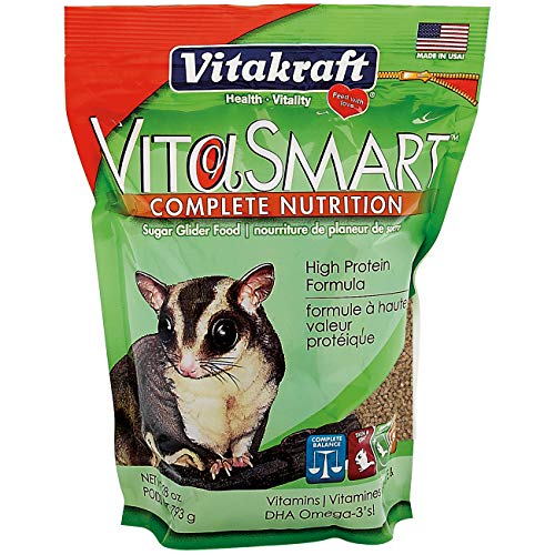 Vitakraft Vitasmart Sugar Glider Food - High Protein Formula, 28 Ounce