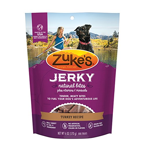 Zuke'S Jerky Natural Bites Turkey Recipe Dog Treats - 6 Oz. Pouch