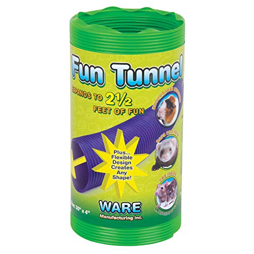 Ware Manufacturing Fun Tunnels Play Tube for Small Pets, 30 X 4 Inches - Medium