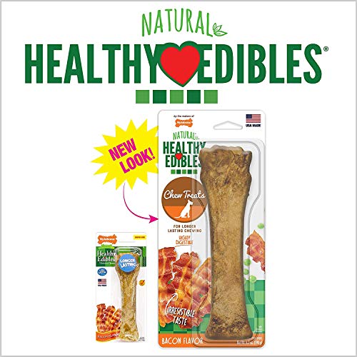 Nylabone Healthy Edibles Dog Chew Treat Bones for X-Large Dogs 50 Pounds and Over