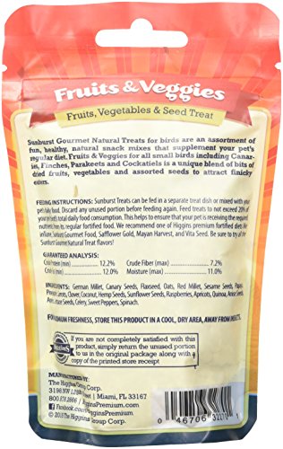Higgins Group 466017 Sunburst Fruit/Vegetable Small 3 oz Treat, 1Count, One Size
