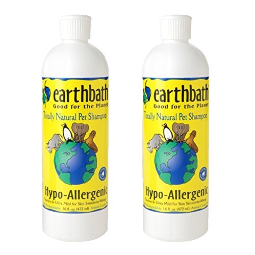 Earthbath Hypo-Allergenic Totally Natural Pet Shampoo, 2 Pack