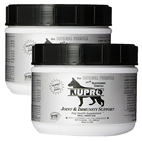 Nupro Joint and Immunity Support for Dogs, 1-Pound (Small Breed Size) 2 Pack