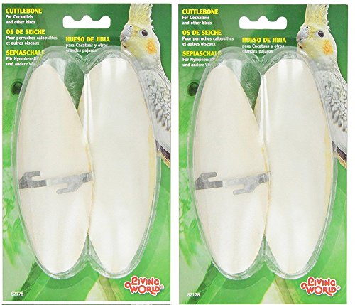 Living World Cuttlebone, Large jFnGfU, 2 Twin Packs