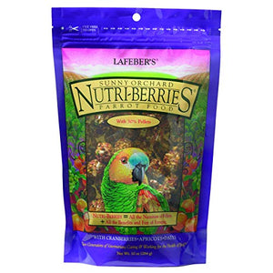 Lafeber's Gourmet Sunny Orchard Nutri-Berries for Parrots 10 oz bag
