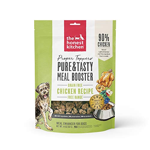 Honest Kitchen Proper Toppers: Natural Human Grade Dehydrated Dog Superfood Grain Free Turkey