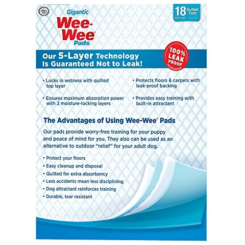 Four Paws Gigantic Wee-Wee Pads, 27.5-Inch by 44-Inch