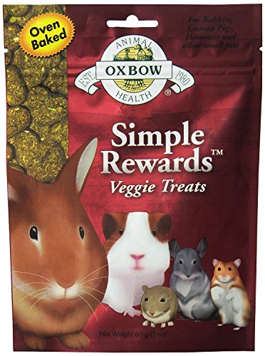 Oxbow SIMPLE REWARDS Treats - Rabbits Guinea Pigs Chinchillas 2oz