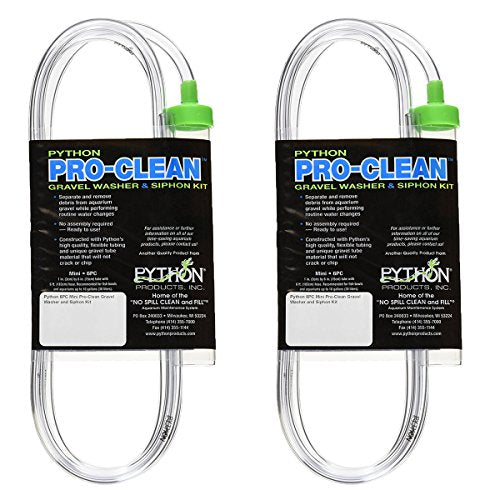 Python Pro Clean-Mini 1" x 6" Tube with 6 ft. Hose (2 Pack)
