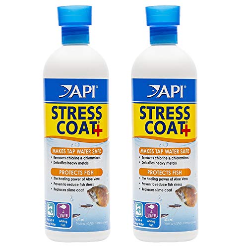 API Stress Coat Aquarium Water Conditioner 16-Ounce / 2-Pack