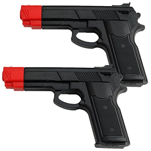 BladesUSA Rubber Training Gun Black and Red Head Painting (2 Pack)
