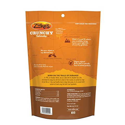 ZukeÂS Crunchy Naturals 10S Baked With Pumpkin & Sweet Potato Dog Treats - 12 Oz. Pouch