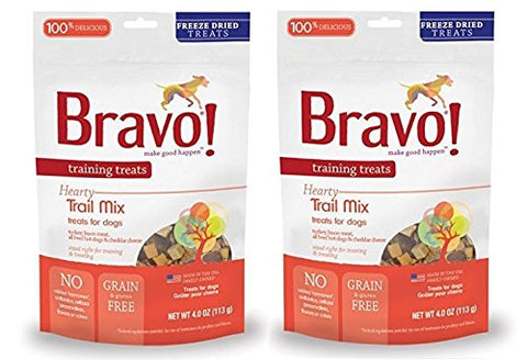 Bravo! Dogs Training Treats Trail Mix 4 oz. 2 Pack