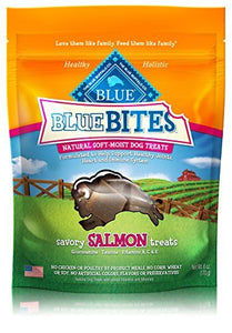 BLUE Bites Salmon Recipe Dog Treats 6-oz (2 Pack)