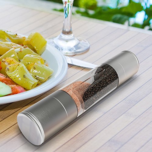 Iron Gadget Salt and Pepper Adjustable Stainless Steel Grinder