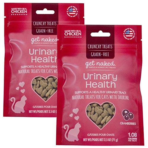 Get Naked Urinary Health Crunchy Treats for Cats (1 Pouch), 2.5 oz