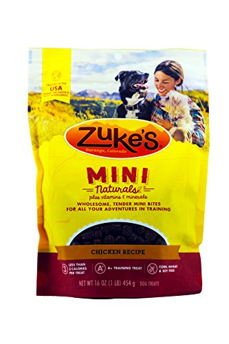 Zuke's Mini Naturals Dog Treats(2 Packs, totally 2 Pound)