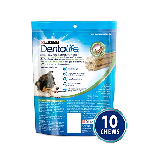 Purina DentaLife Daily Oral Care Small/Medium Dog Treats, 10 count