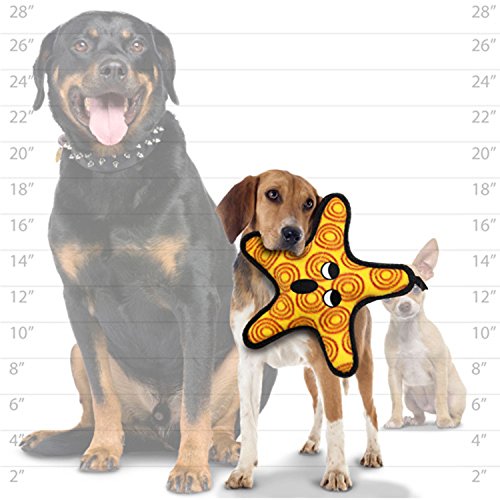 TUFFY Ocean Creature Starfish, Durable Dog Toy, Large