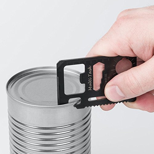 13 in 1 Hiking Survival Pocket Wallet Tool (Stainless Steel)