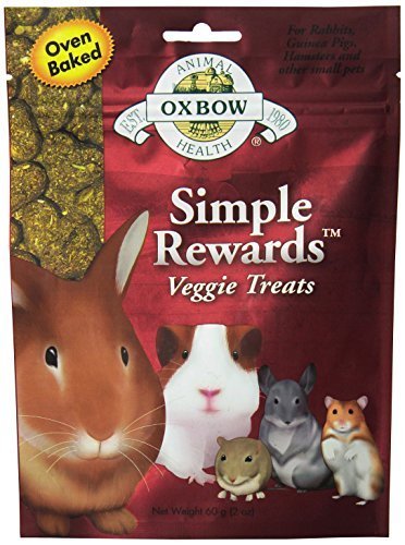 Oxbow SIMPLE REWARDS Treats - Rabbits Guinea Pigs Chinchillas 2oz