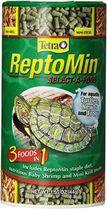 Fauna ReptoMin Select-A-Food for Aquatic Turtles, Newts & Frogs