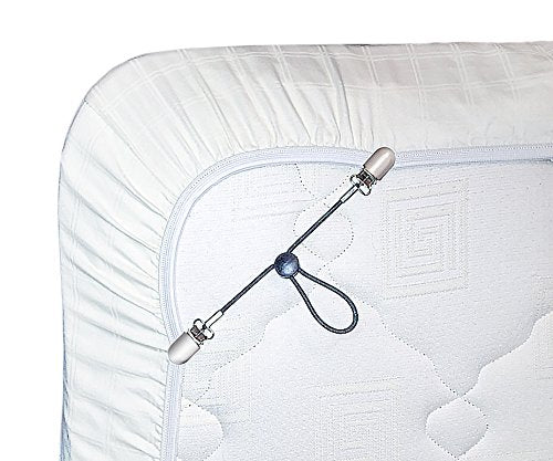 Home Style Bed Sheet Straps Band Adjustable Fastener/Holder/Strap/Suspender/Gripper to hold your sheet in place all night