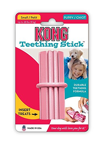 KONG Puppy Teething Stick Dog Toy, Small (Colors Vary)