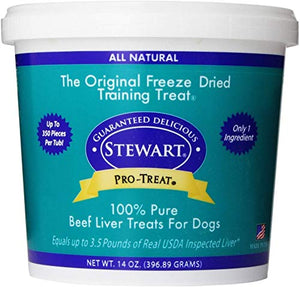 Stewart's Pro-Treat Bag Freeze Dried Dog Treats - 14 Ounce