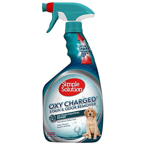 Simple Solution Oxy Charged Pet Stain and Odor Remover | Eliminates Pet Stains and Odors with 3X Cleaning Power