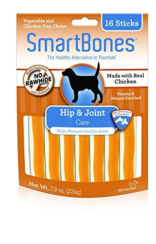 Smart Bone Functional Sticks Hip and Joint Dog Chews, 16 pieces/pack; pack of 2