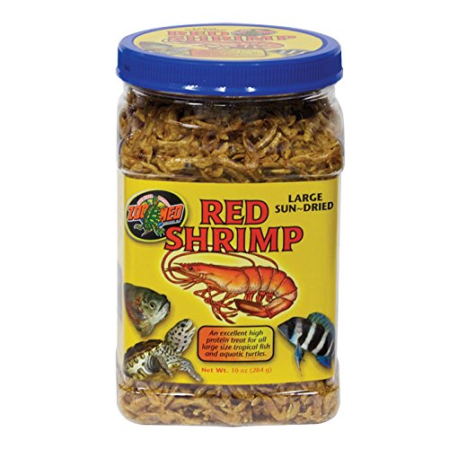 Zoo Med Large Sun-Dried Red Shrimp (10 oz)