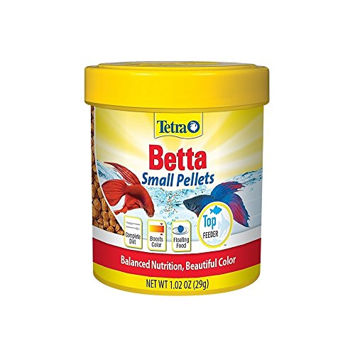 TetraBetta Floating Mini Pellets for Bettas 2 Pack