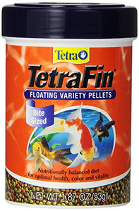 Tetra 77035 Tetrafin Floating Variety Pellets, 1.87 Oz (4 Pack)
