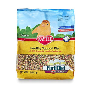 Kaytee Forti Diet Egg-Cite Bird Food For Canaries, 2-Pound Bag