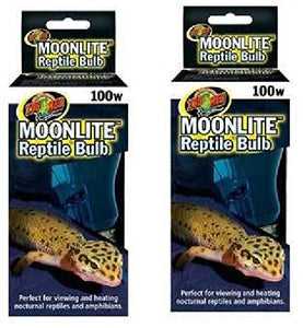 (2 Pack) Zoo Med Moonlite Reptile Bulbs - 100 Watts each