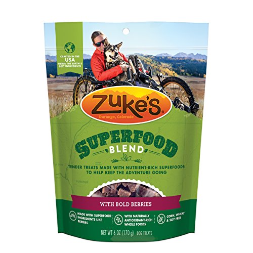 Zuke'S Superfood Blend With Bold Berries Dog Treats - 6 Oz. Pouch