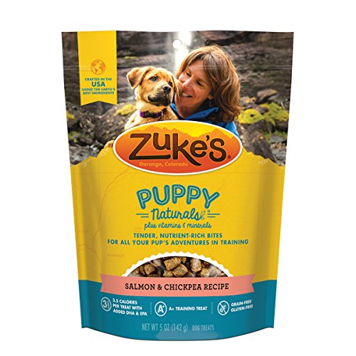 Zuke'S Puppy Naturals Salmon & Sweet Potato Recipe Puppy Treats - 5 Oz. Pouch