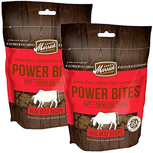 Merrick Grain Free Gluten Free Power Bites Dog Treats, 6 oz