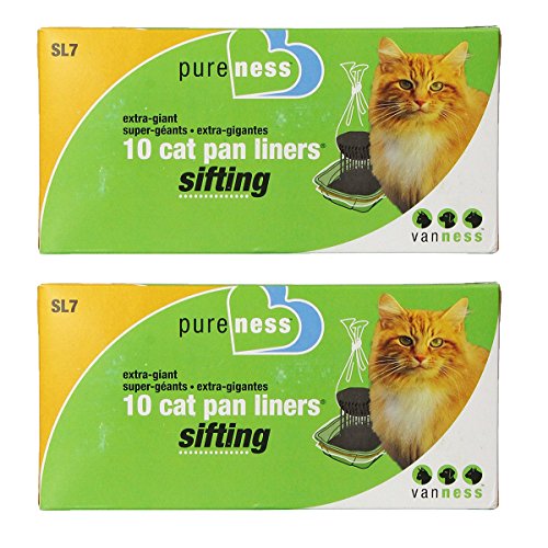 Van Ness Extra Giant Sifting Cat Pan Liners, 10 Count, 2 Pack