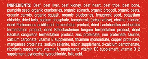 Stella & Chewy's Freeze-Dried Raw Stella's Super Beef Dinner Patties Grain-Free Dog Food, 25 oz. bag