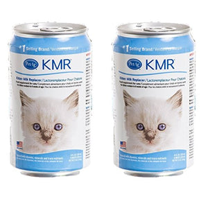 KMR (2-Pack) Liquid Milk Replacer for Kittens and Cats, 8-Ounce Cans