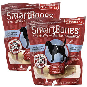 SmartBones Chicken Dog Chew, Small-12 pieces/pack
