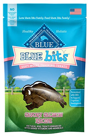 Buffalo Blue Bits Savory Salmon Natural Soft-Moist Training Treats, 8oz by Blue Buffalo