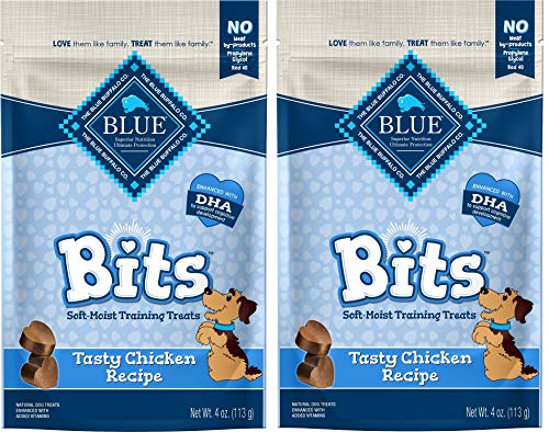 BLUE Bits Training Dog Treats (Chicken Soft-Moist Bits, 8 oz)