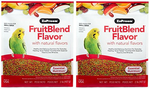 ZUPREEM 230301 Fruitblend Small Keet Food, 2-Pound (2 pack)