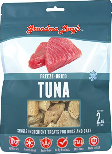 Grandma Lucy's Freeze Dried Tuna Single Ingredient Treats For Dogs And Cats - 2Oz