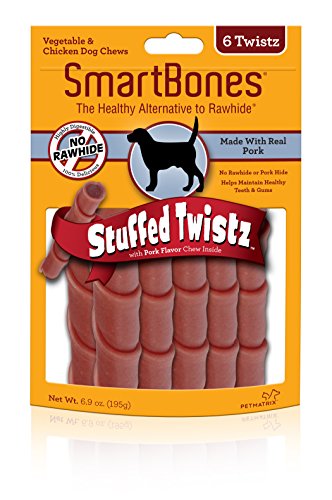 SmartBones Stuffed Twistz, Rawhide-Free Chews for Dogs Stuffed with Real Flavor