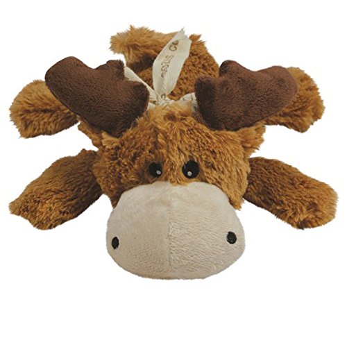 KONG Cozie Marvin the Moose, Medium Dog Toy, Brown [2-Pack]